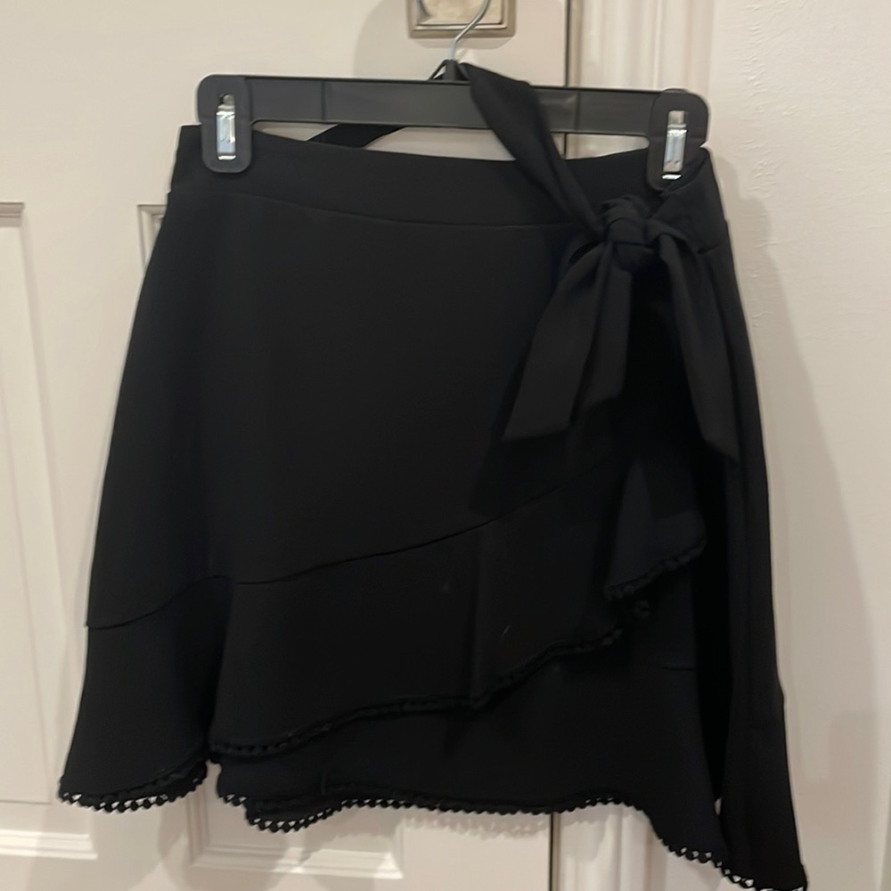 Black Ruffle Cupcakes and Cashmere Skirt